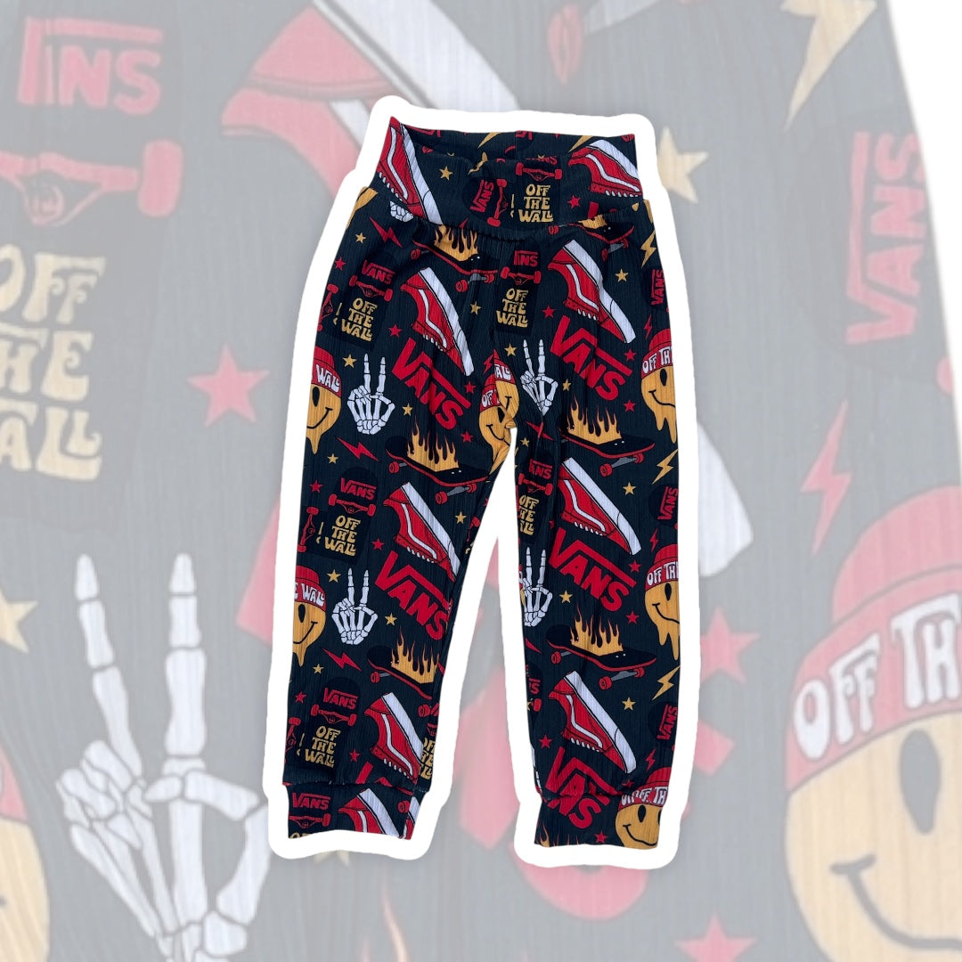 12-18M Dark Grey Skate Smileys Lounge Pants