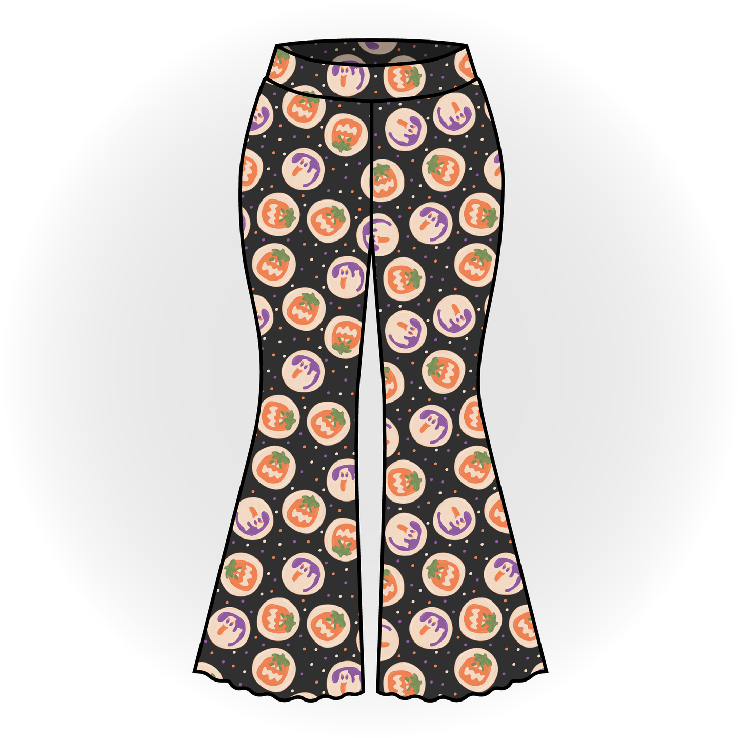 Halloween Cookie Bell Bottoms