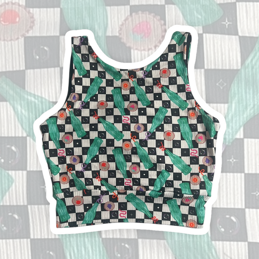 XL Soda Cap Checker Brami Top