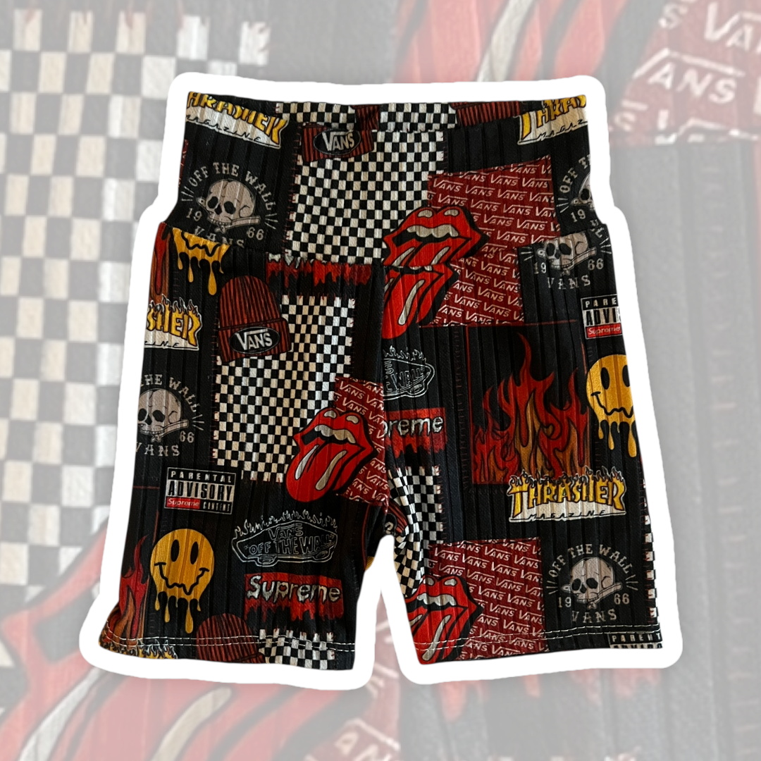 12-18M Skater Medley Biker Shorts