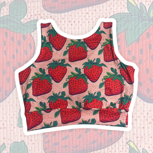 2X Strawberries Brami Top