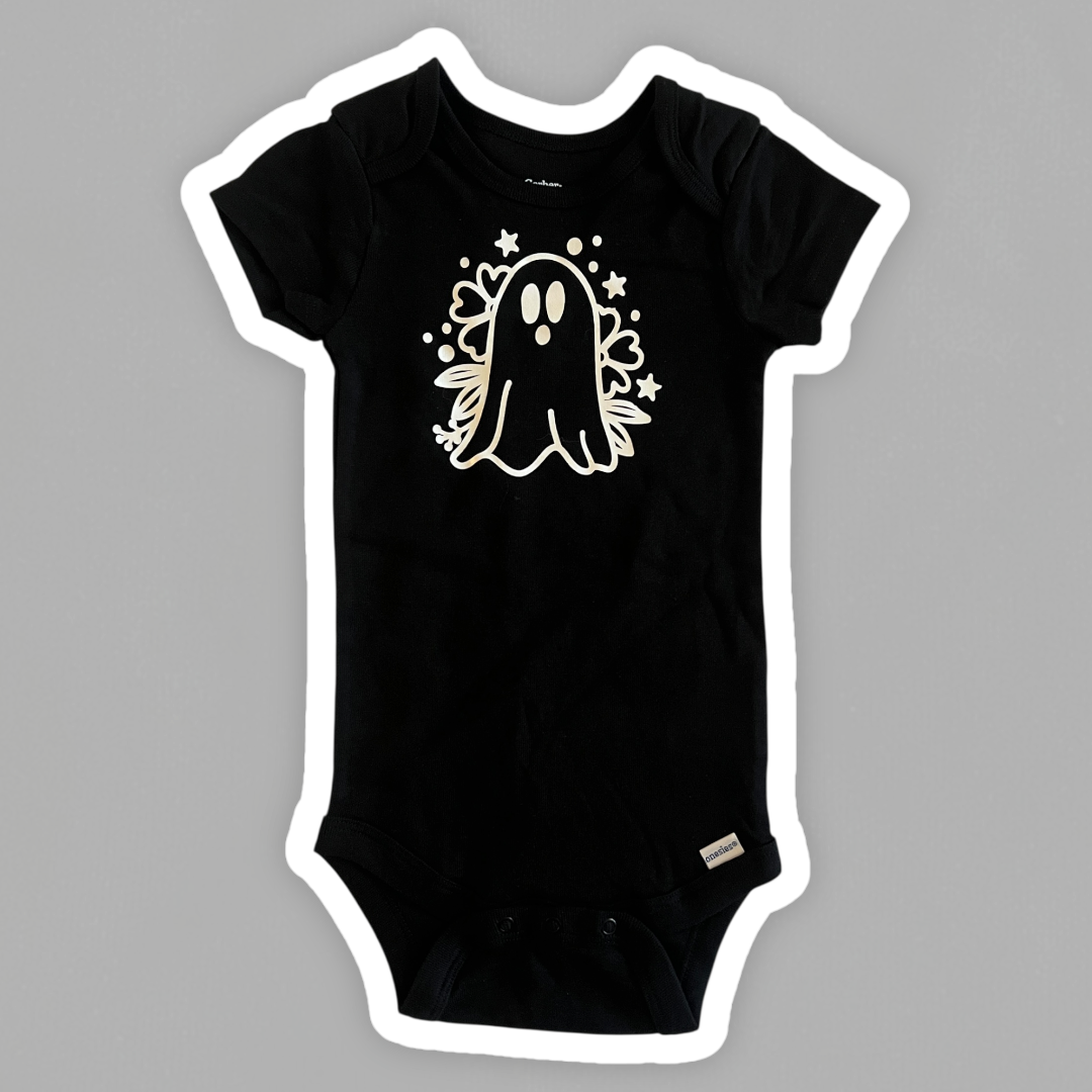 18M Black Ghost Onesie