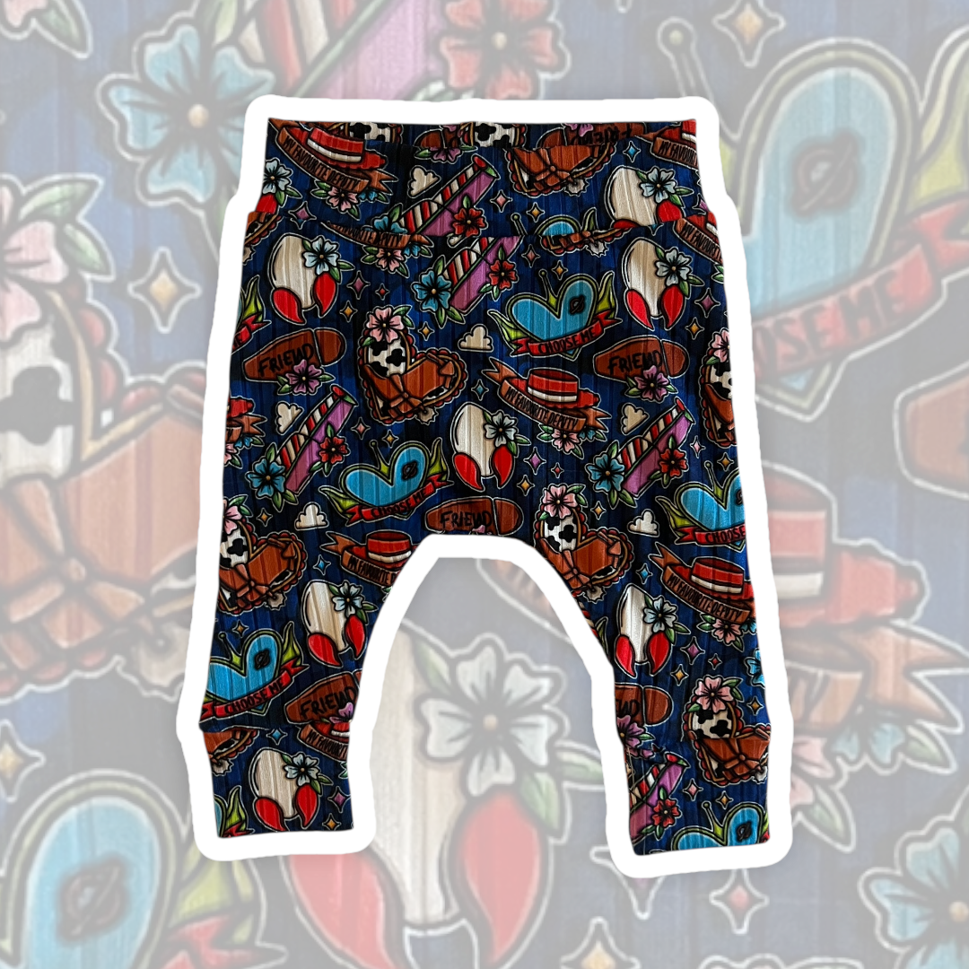 3-6M You’ve Got a Friend in Me Harem Pants