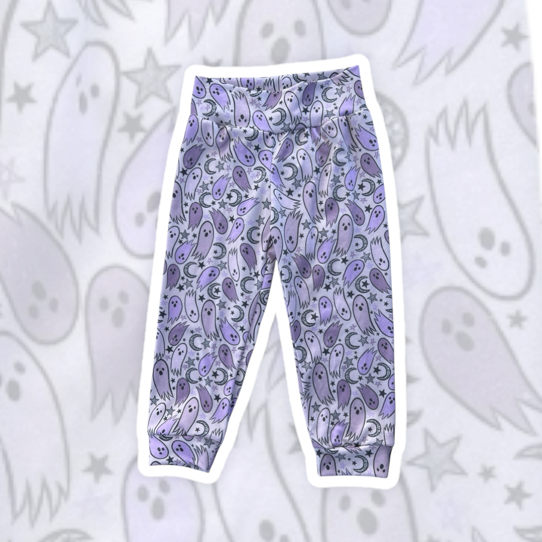 12-18M Lavender Ghosts Lounge Pants
