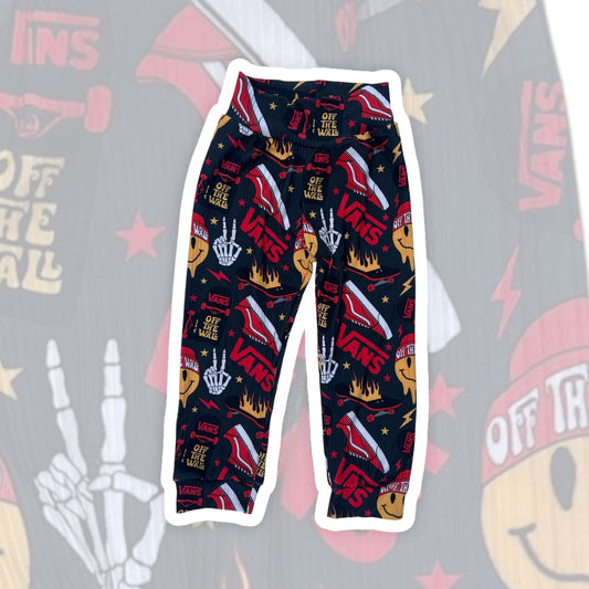 12-18M Dark Grey Skate Smileys Lounge Pants