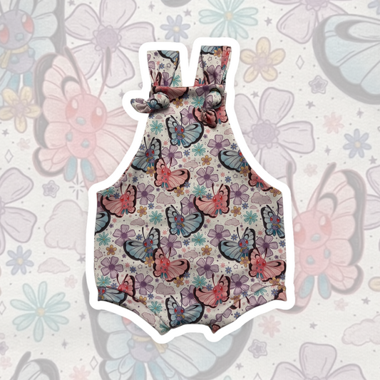 2T Butterfree Shortie Overalls