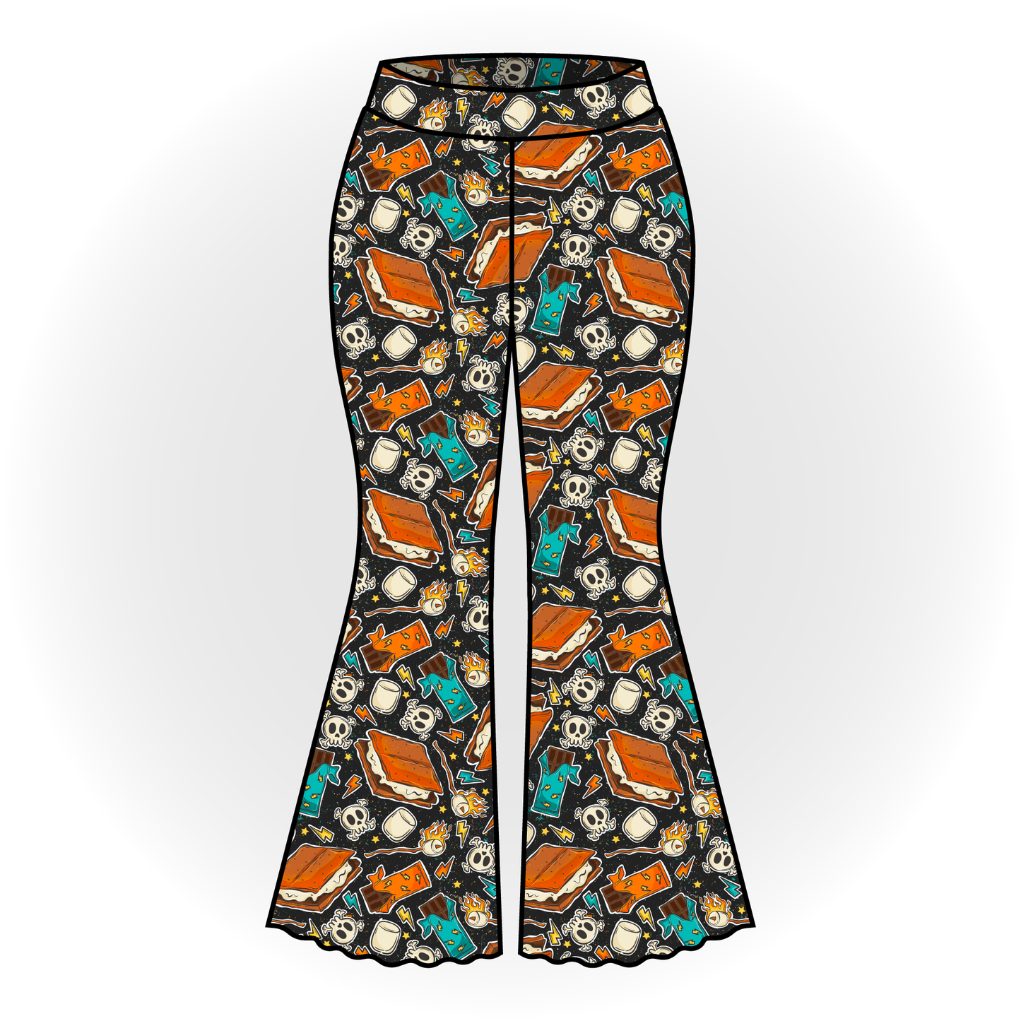 Punk Smores Bell Bottoms