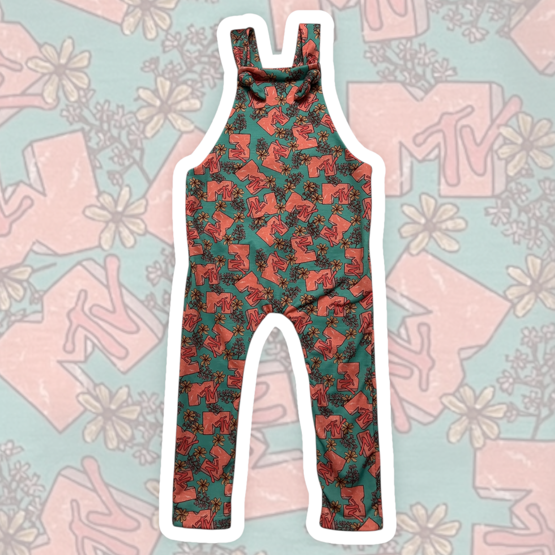 4T Turquoise MTV Pant Overalls