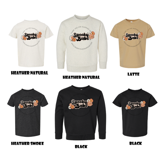 Kids Spooky Babe Graphic Tees