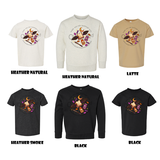 Kids P Batty and J Graphic Tees