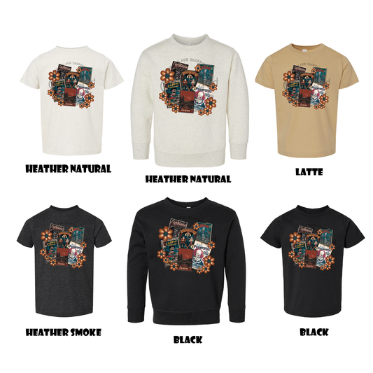 Kids Horror Movie Posters Graphic Tees