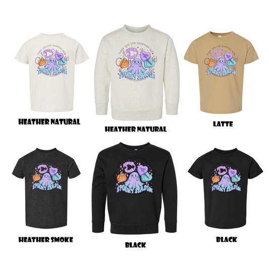 Kids Spooky Season Graphic Tees