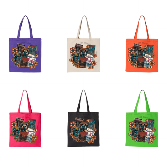 Horror Movie Poster Tote Bag