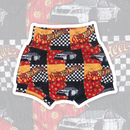 6-9M Warm Tone Hot Cars Bummies