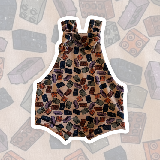 6-9M Lego Shortie Overalls