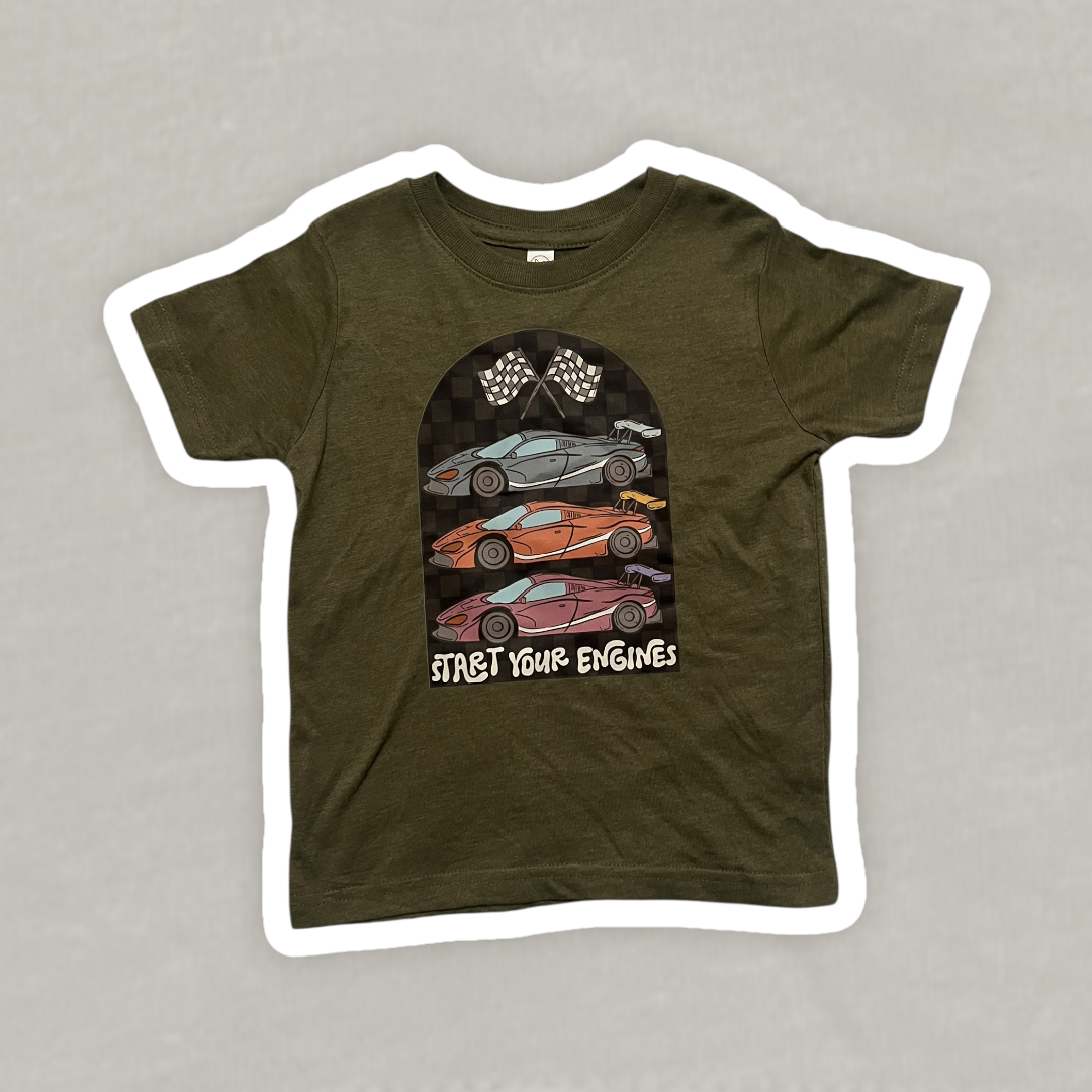 3T Start Your Engines Graphic Tee