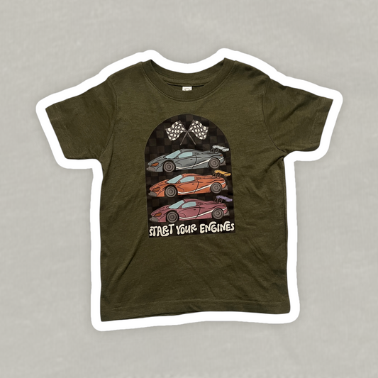 3T Start Your Engines Graphic Tee