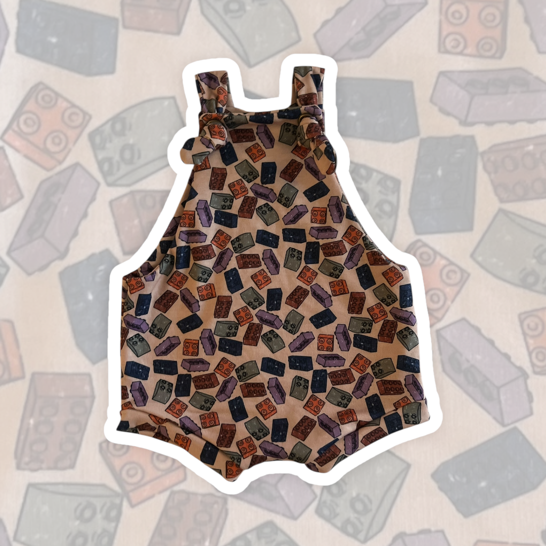 12-18M Lego Shortie Overalls