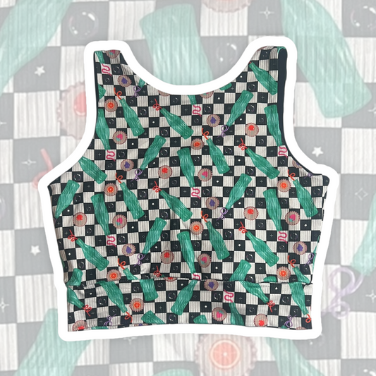 XL Soda Cap Checker Brami Top