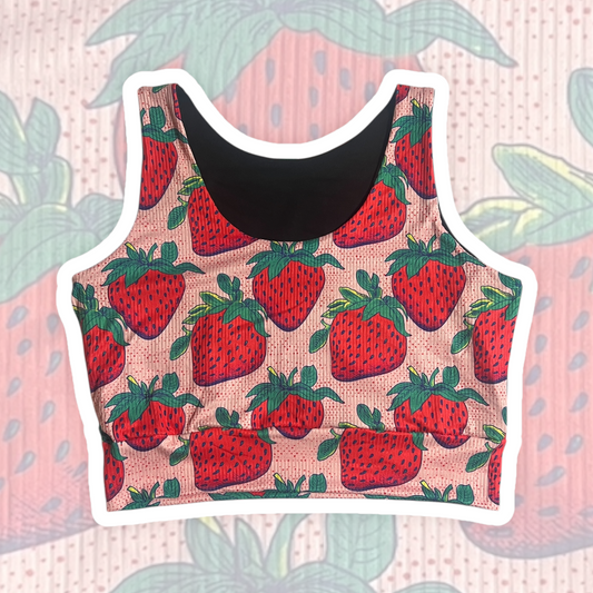 2X Strawberries Brami Top