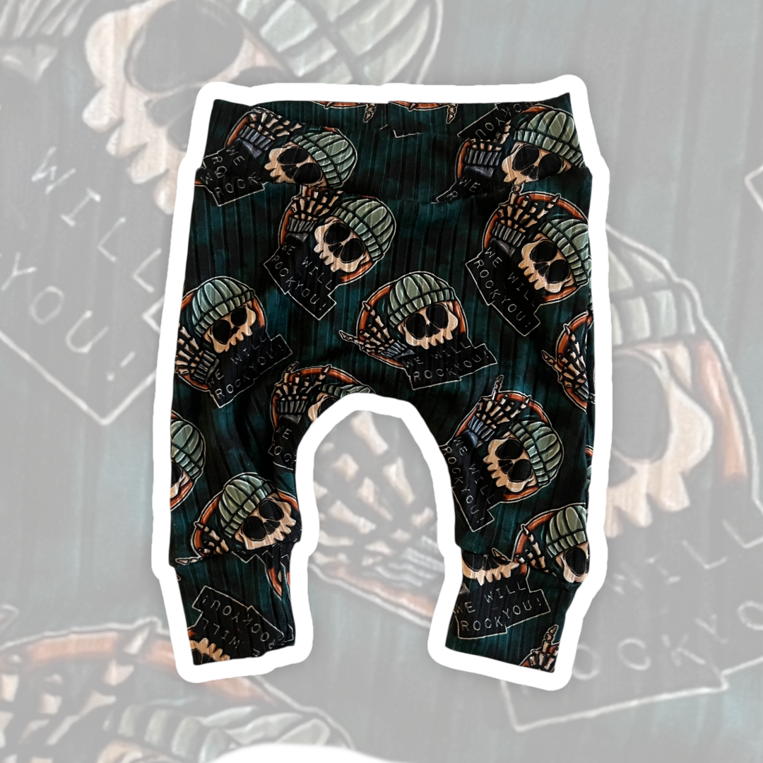 0-3M We Will Rock You Harem Pants
