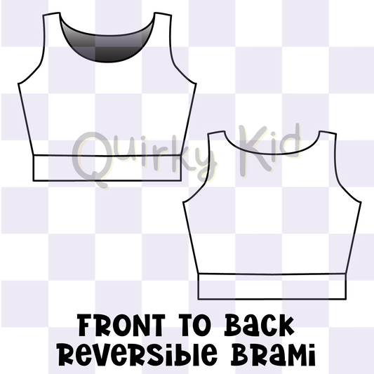 Custom Womens Front to Back Reversible Brami Top