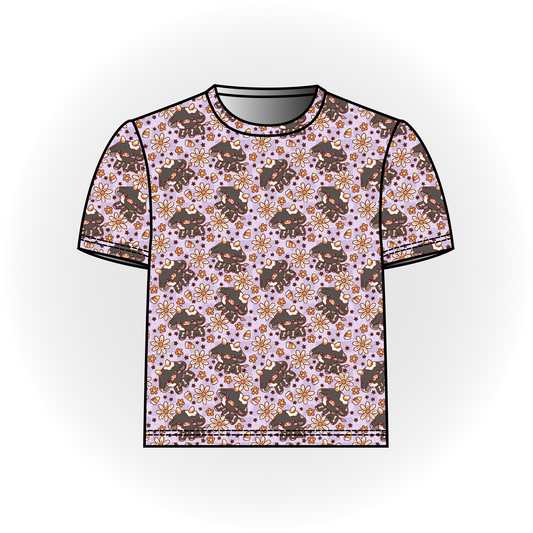 Candy Corn Cow Basic Tee