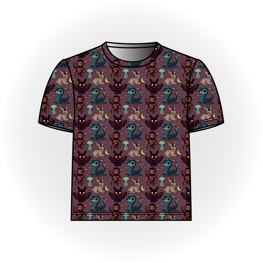 Plum Baby Cryptids Basic Tee