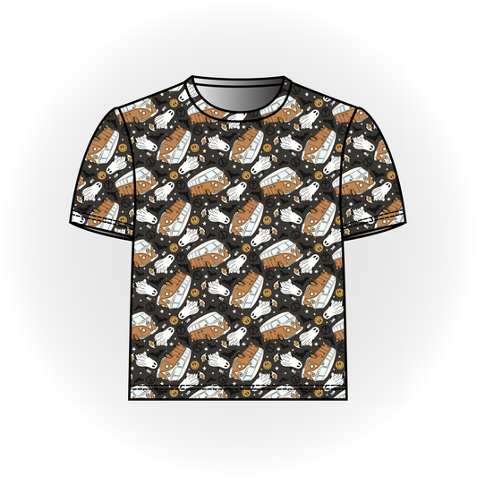Groovy Ghosts Basic Tee