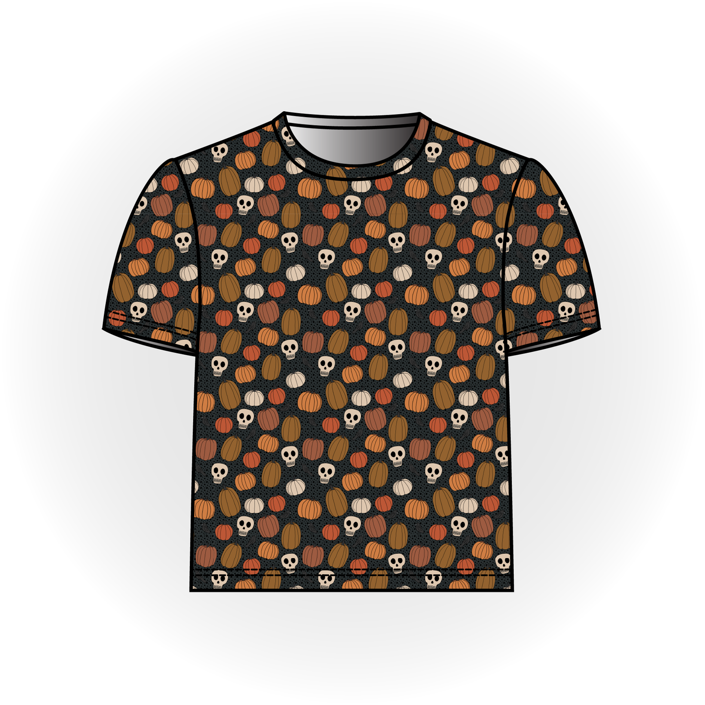 Skully Pumpkin Patch Basic Tee